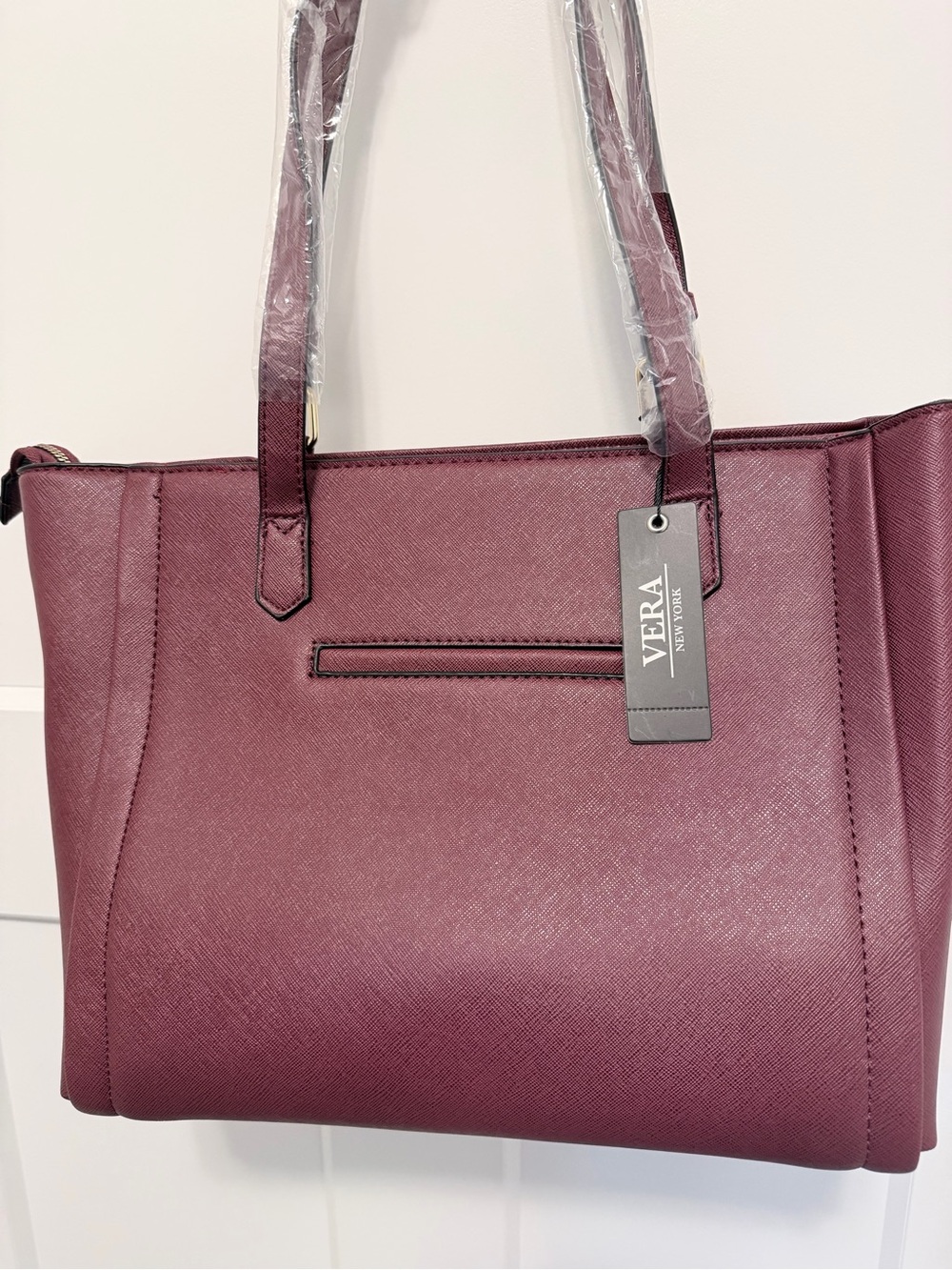 Vera New York structured shoulder tote handbag - Picture 2 of 7